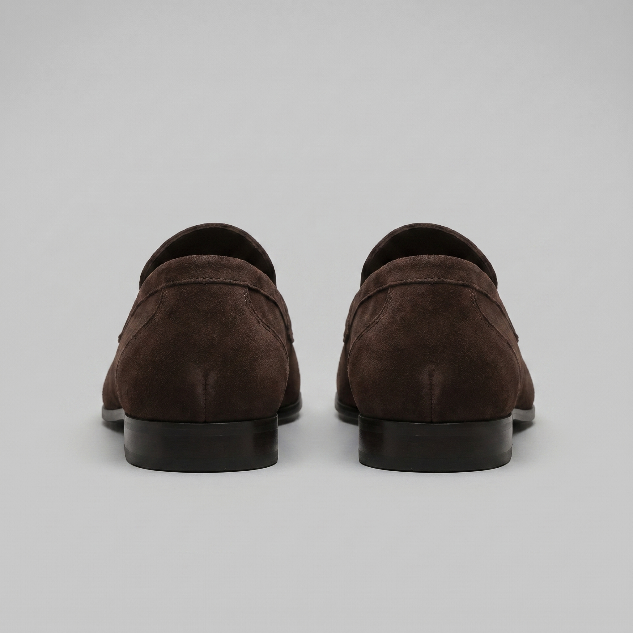 Men's Suede Penny Loafers, Smart Casual Loafers – Leather Sole