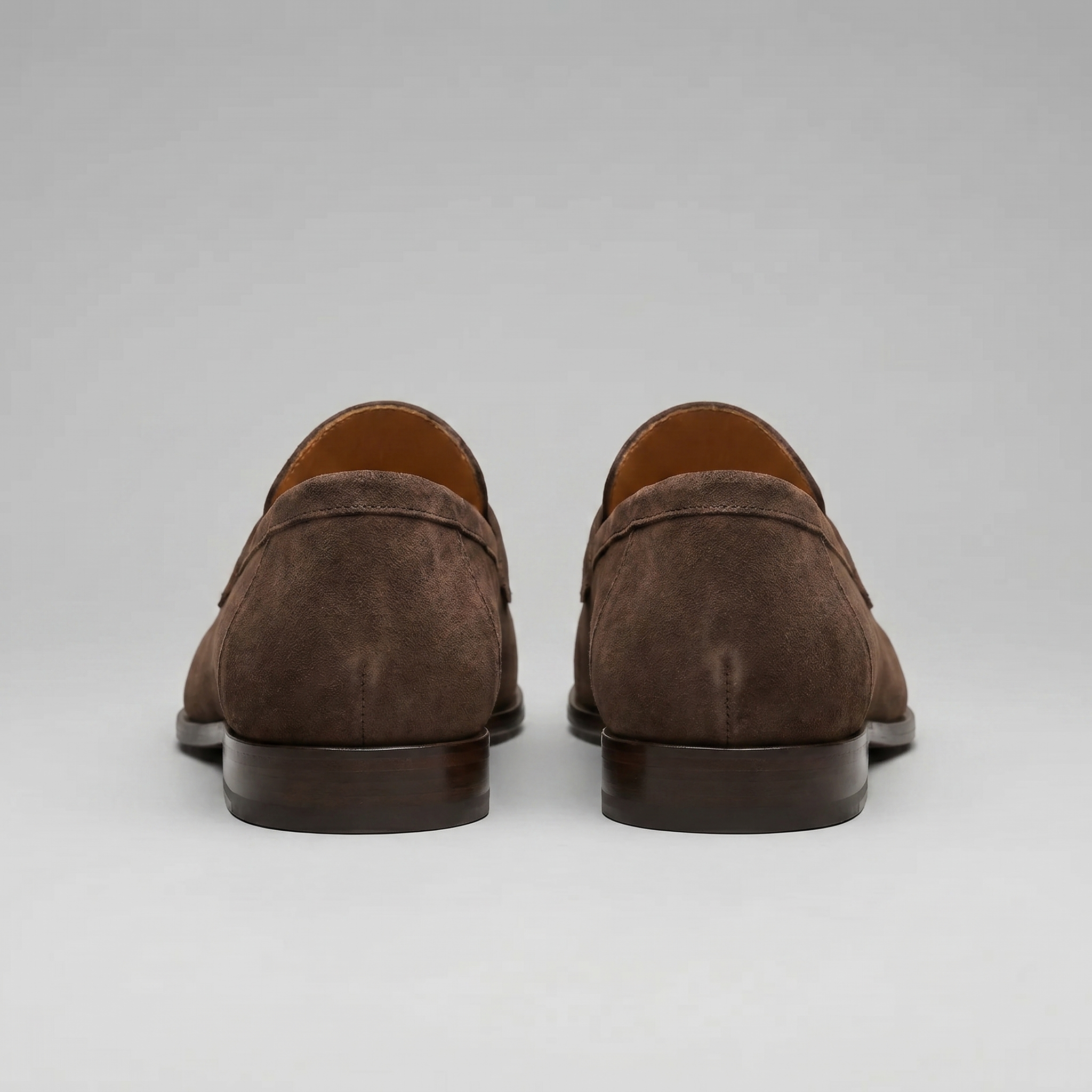 Men's Suede Penny Loafers, Smart Casual Loafers – Leather Sole