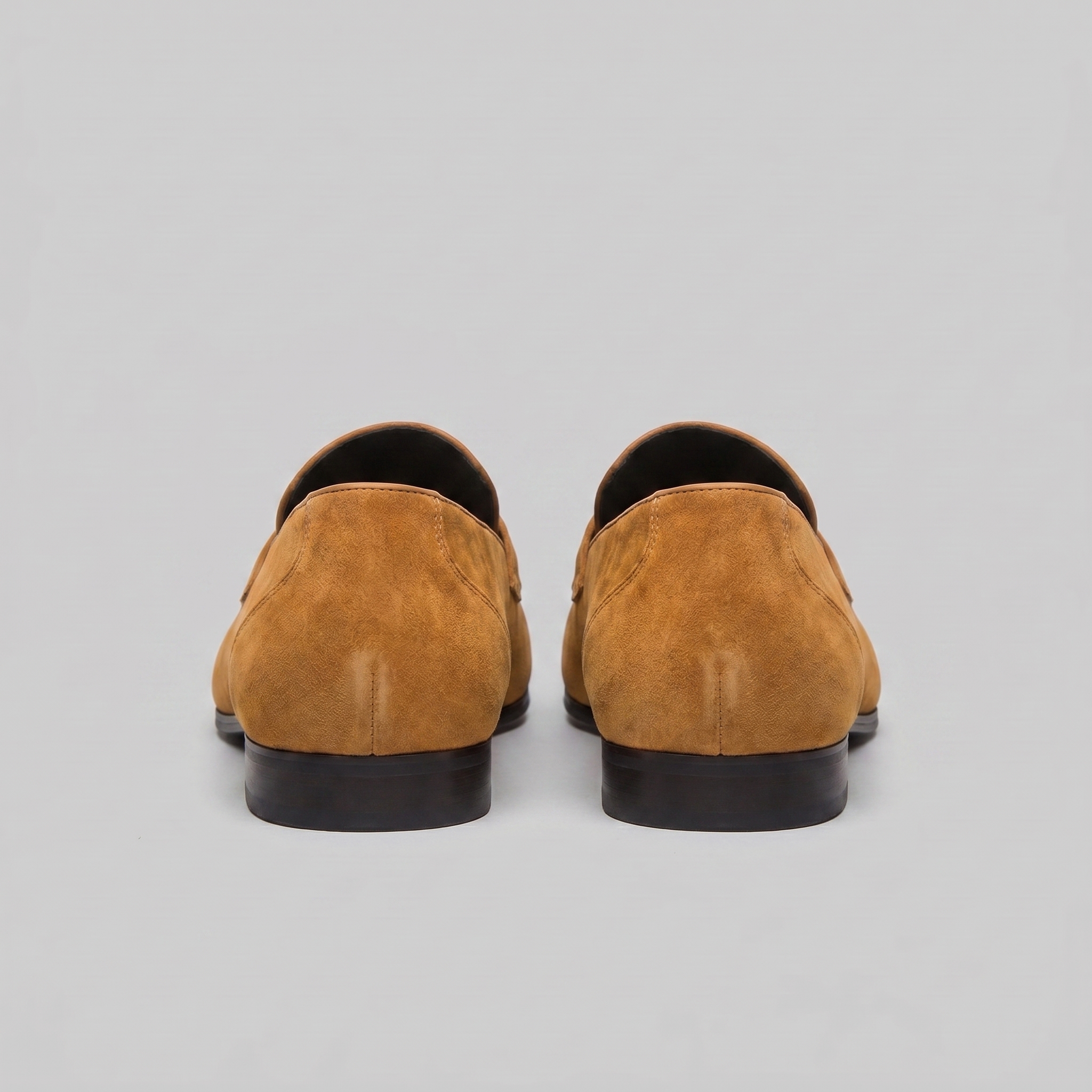 Men's Suede Penny Loafers, Smart Casual Loafers – Leather Sole