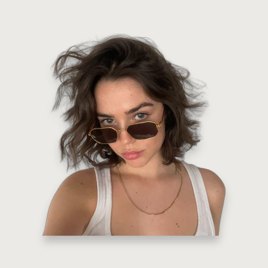 Unisex Stylish Rectangle Sunglasses - UV Protection Polarized Glasses