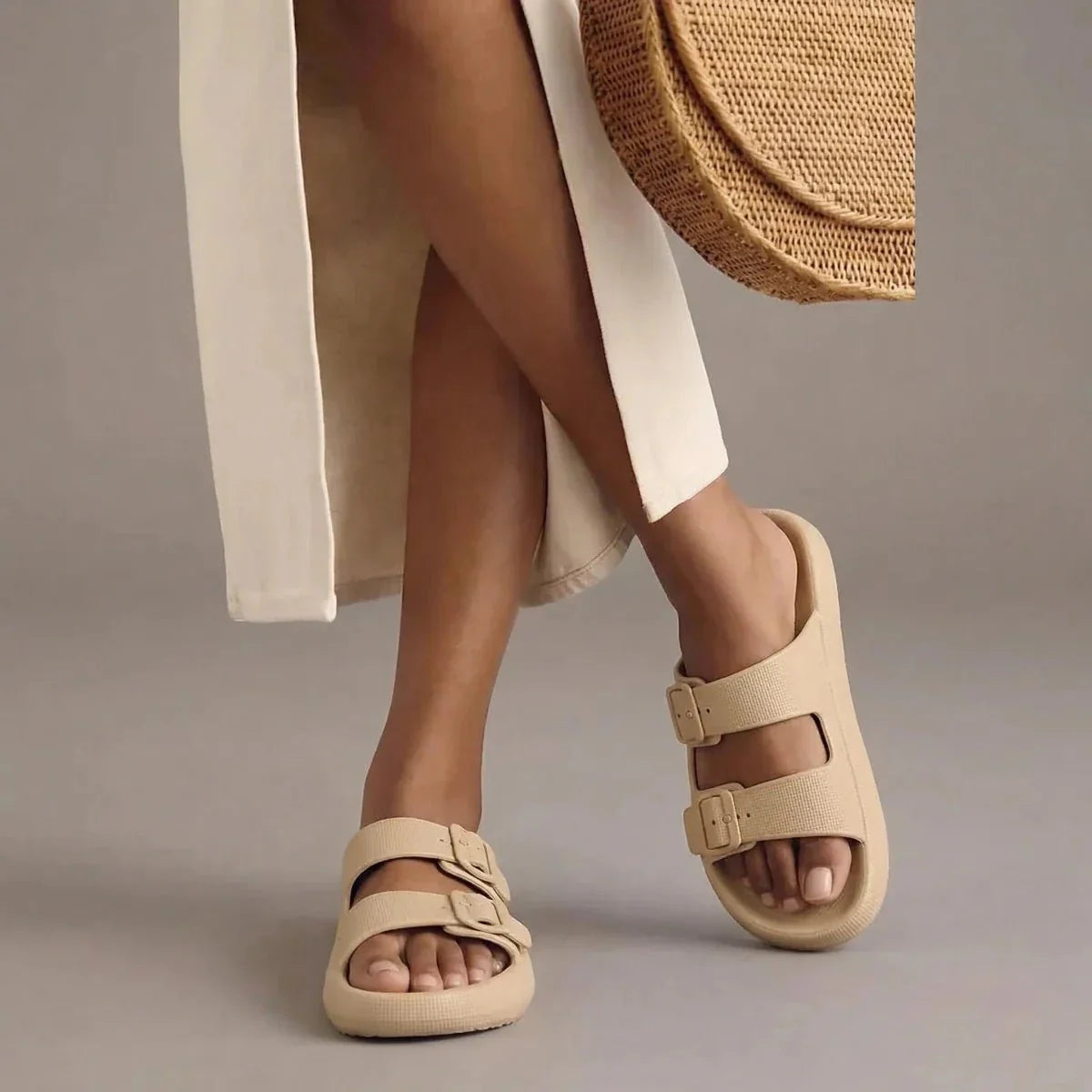 Women’s Orthopedic Sandals – Adjustable Buckle Straps