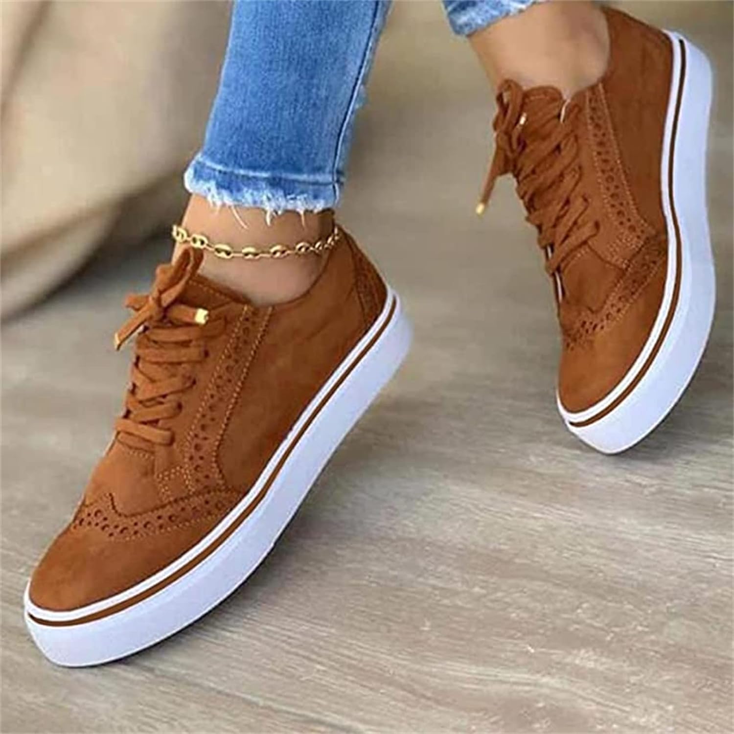 Women’s Orthopedic Everyday Casual Sneakers – Soft Cushioned Walking Shoes
